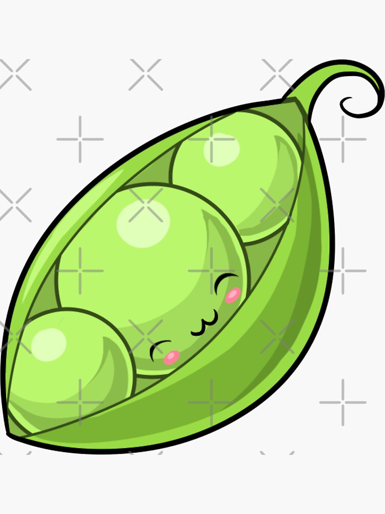 Sketch of Peas in the Pod Stock Vector by ©DlikeDagmara 48040101