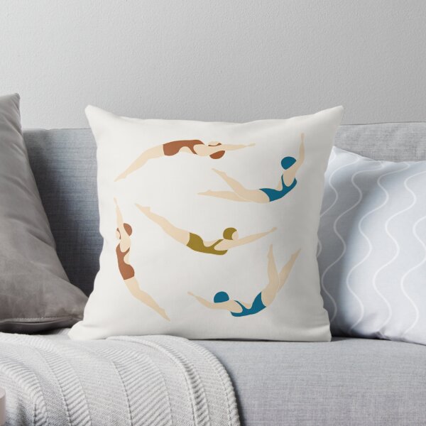 Swimmers Pillows & Cushions for Sale