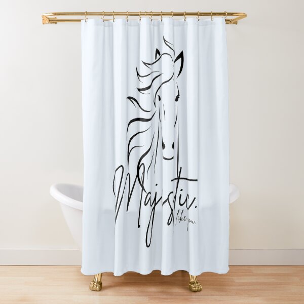 Item preview, Classic White & Black "Majestic ... like you" Horse  designed and sold by Dream Big! by E. H..