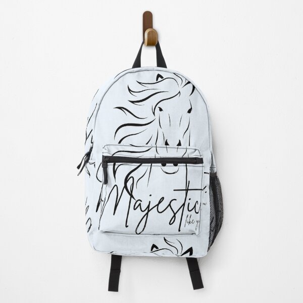 Item preview, Classic White & Black "Majestic ... like you" Horse  designed and sold by Dream Big! by E. H..