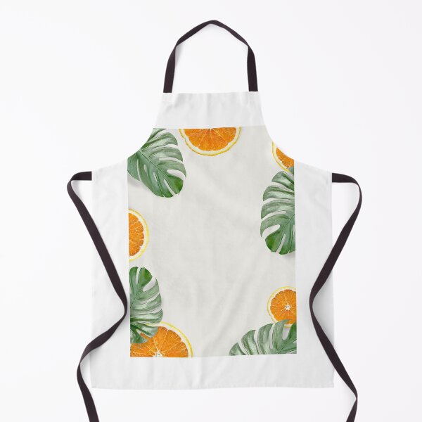 Item preview, Green Monstera leaves and orange background designed and sold by Priya Mishra.