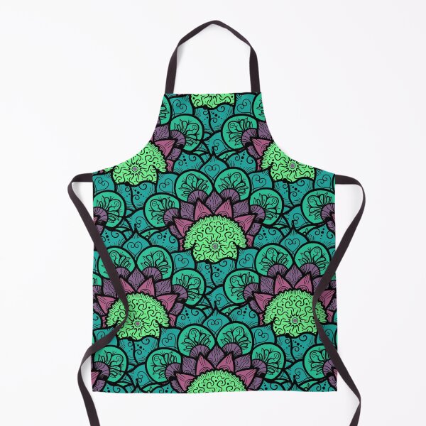 Item preview, Greenish and Purple Floral Turkish Ornament Art - Flower Pattern designed and sold by GoldenZodiac888.