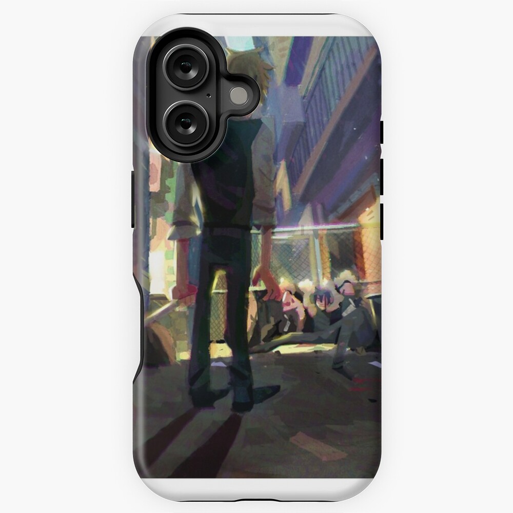 Aperçu de l'œuvre Coque antichoc iPhone créée et vendue par scaramacaistuff.
