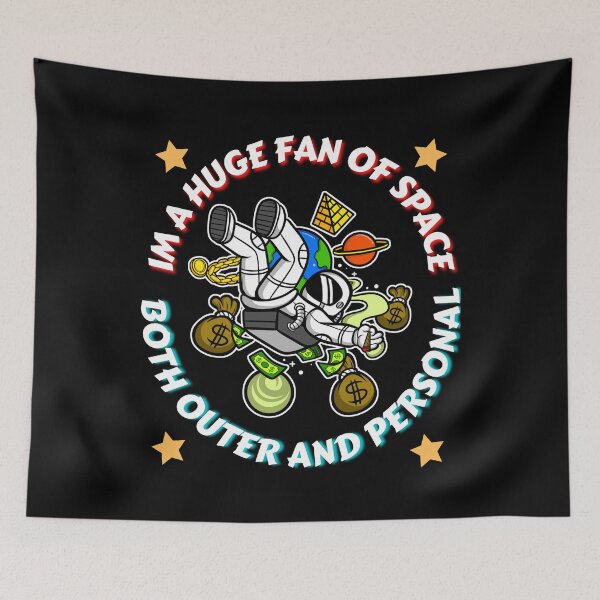 Item preview, huge fan of space both outer and personal designed and sold by Buzzbazaar.