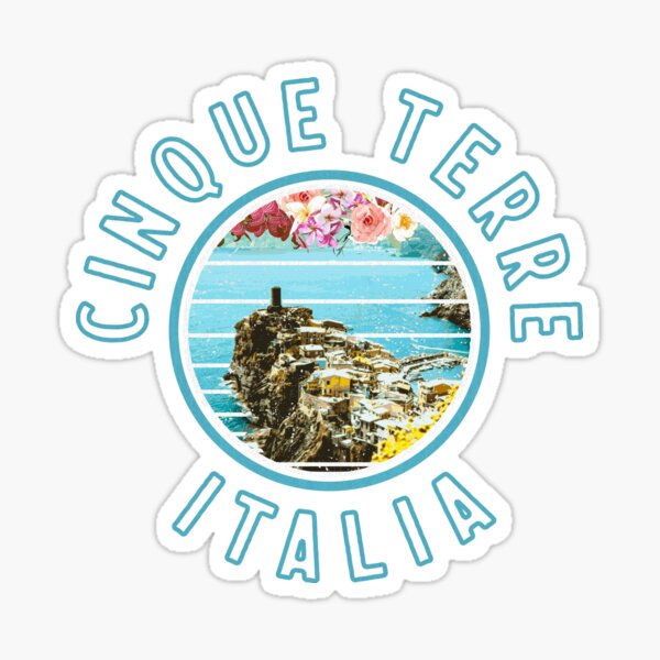 Item preview, Cinque Terre Italy Retro Italia designed and sold by IronEcho.