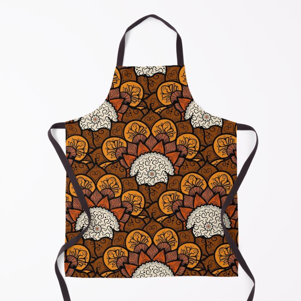 Item preview, Brownish Floral Turkish Ornament Art - Flower Pattern.jpg designed and sold by GoldenZodiac888.