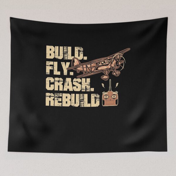 Item preview, Model Flight Build Fly Crash Model Builder Gift Pilot designed and sold by Lenny Stahl.