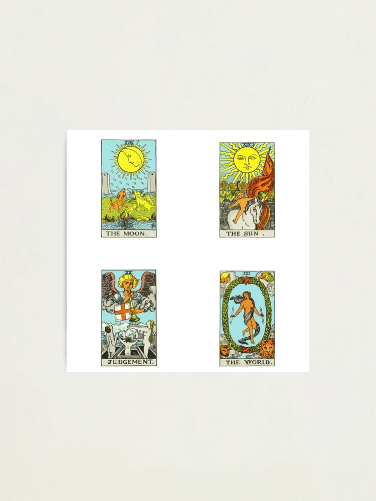 The Sun Tarot Card Sticker for Sale by mossandmoon