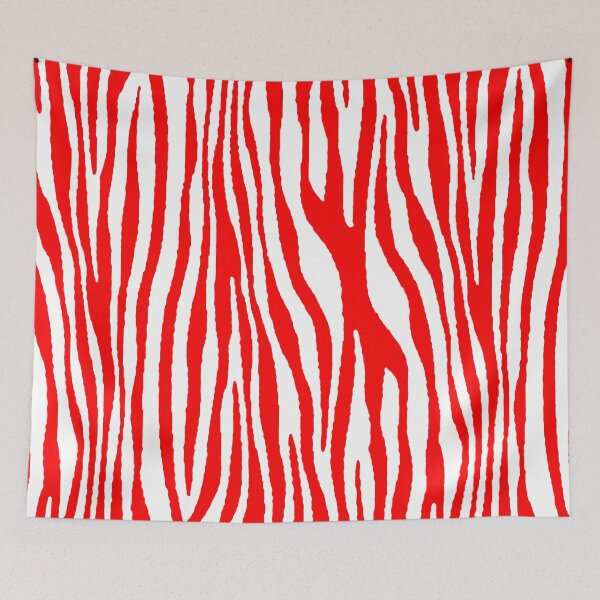 Item preview, Zebra Pattern Camouflage Abstract In Red designed and sold by taiche.