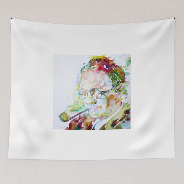Item preview, RAYMOND CHANDLER - watercolor portrait .1 designed and sold by lautir.