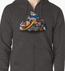 Anime Shonen & Monsters Zipped Hoodie