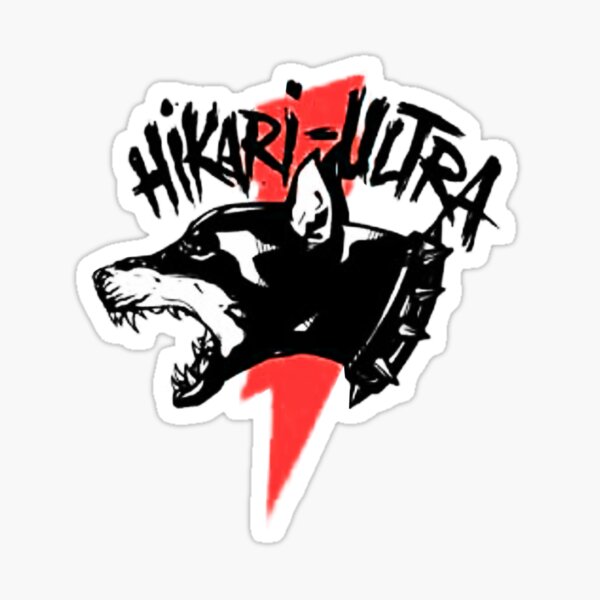 Zillakami Sosmula Hikari Ultra Lightning Bolt Sticker