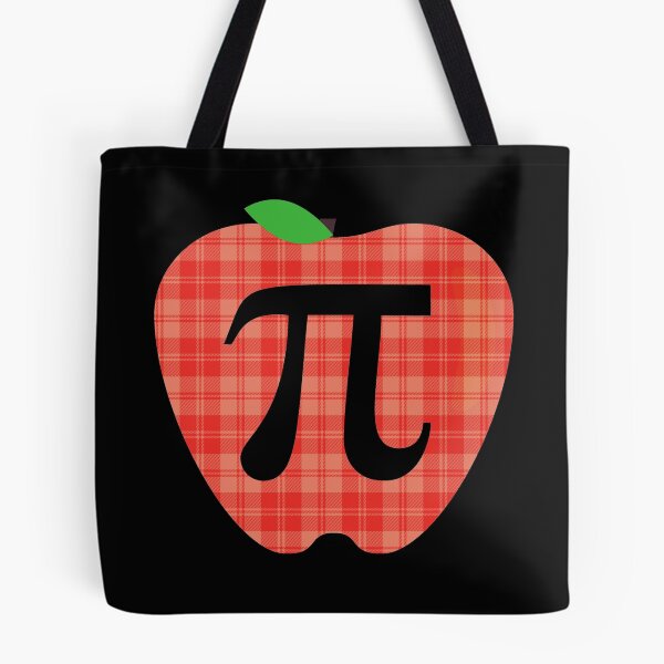 Item preview, Apple Pi, Apple Pie Visual Pun, Plaid Apple, Pi Symbol designed and sold by ACC .