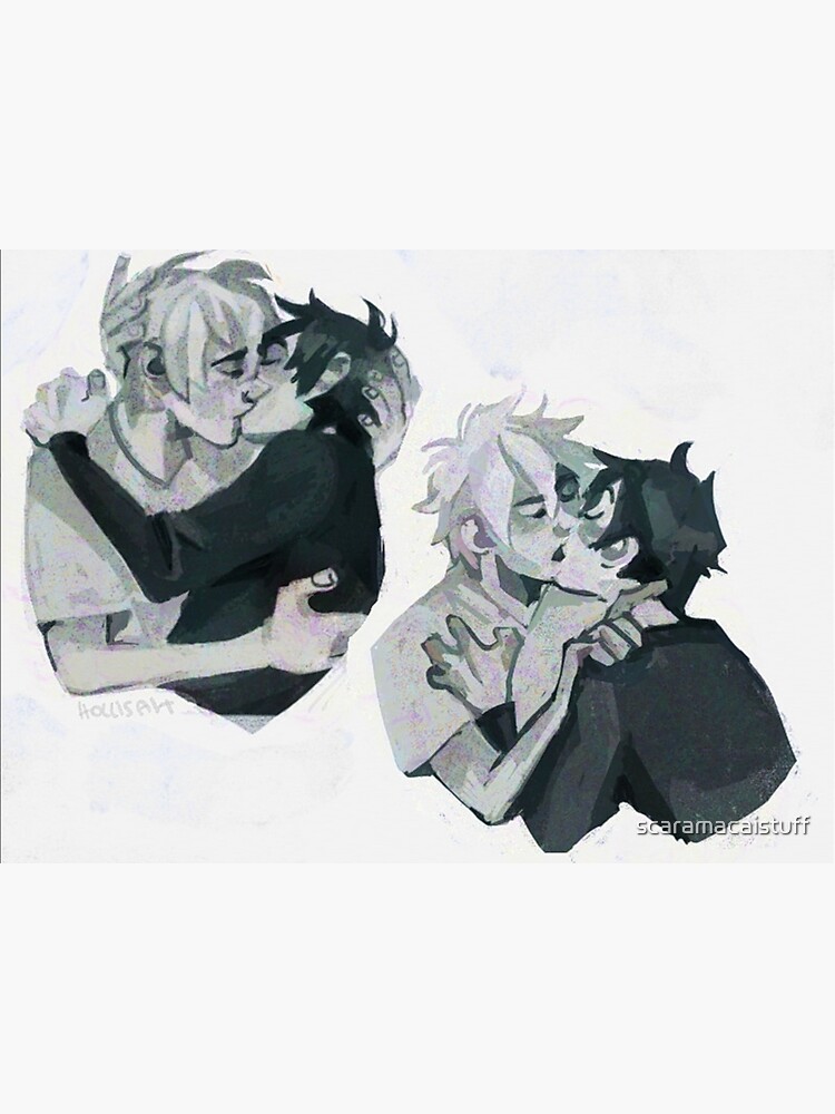 Aperçu 3 sur 3. Sticker avec l'œuvre baiser shizaya créée et vendue par scaramacaistuff.