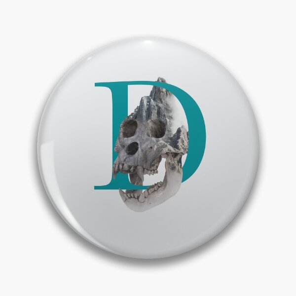 Item preview, Skull Letter D designed and sold by PonyLord.