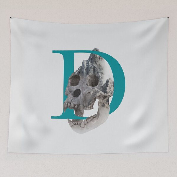 Item preview, Skull Letter D designed and sold by PonyLord.