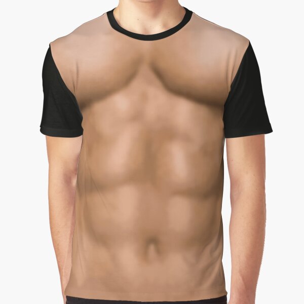 Ripped Abs T Shirts Redbubble - tattoo roblox abs t shirt