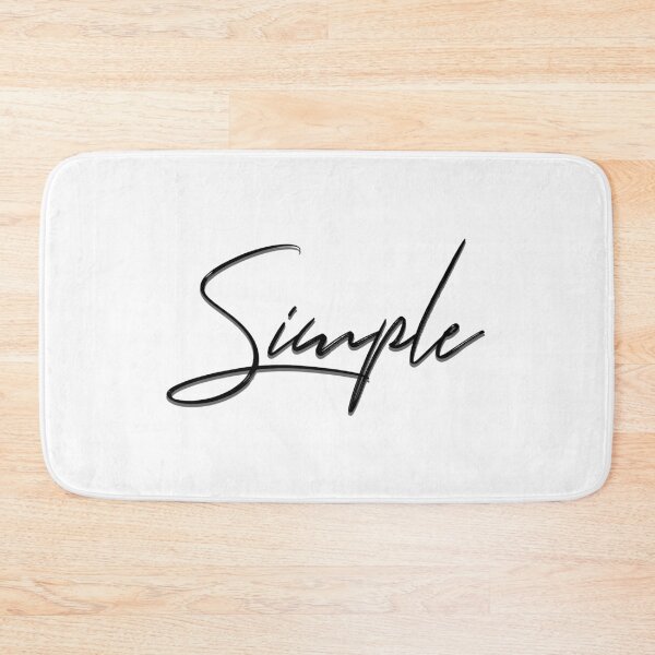 Item preview, Simple - Black writing designed and sold by EdgyDesignForU.