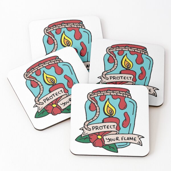 Item preview, Protect Your Flame - Traditional tattoo designed and sold by 86Gaz.
