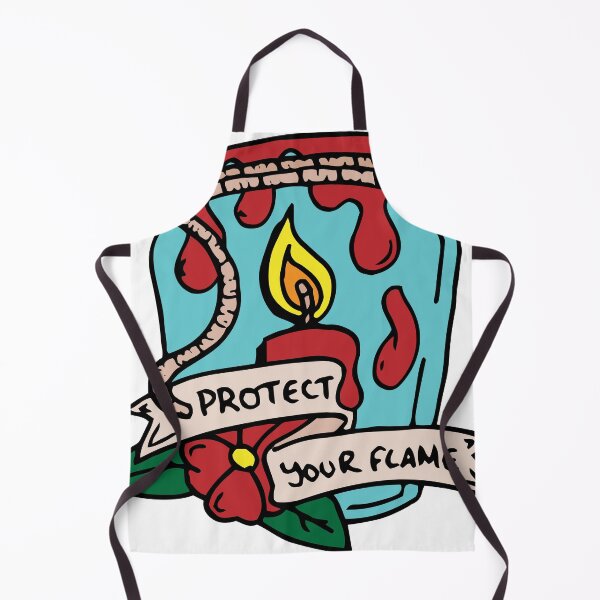 Item preview, Protect Your Flame - Traditional tattoo designed and sold by 86Gaz.