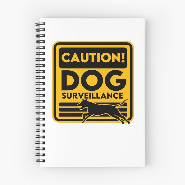 Item preview, Caution Dog Surveillance designed and sold by redblackline.