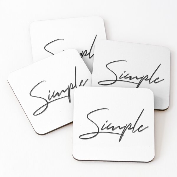 Item preview, Simple - Black writing designed and sold by EdgyDesignForU.