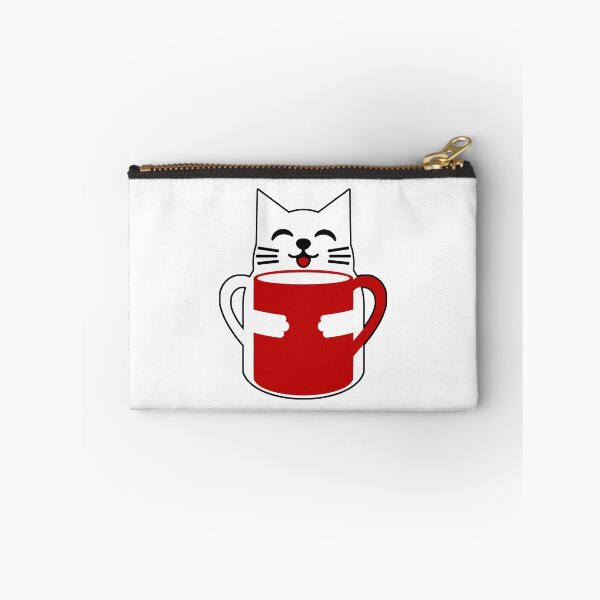Item preview, Cute Cat with Mug of Coffee designed and sold by Ricisme.