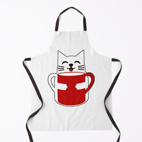 Item preview, Cute Cat with Mug of Coffee designed and sold by Ricisme.