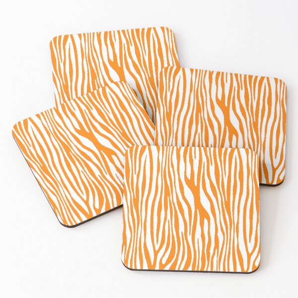 Item preview, Zebra Pattern Camouflage Abstract In Orange designed and sold by taiche.