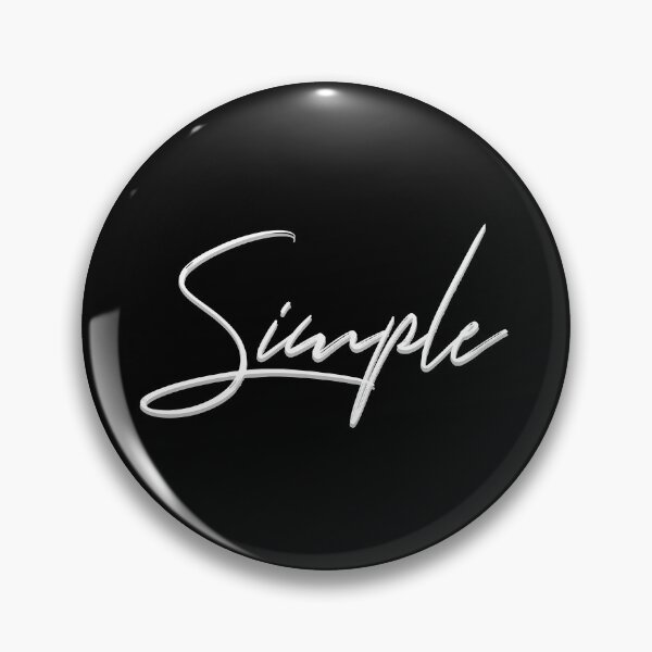 Item preview, Simple - White writing designed and sold by EdgyDesignForU.