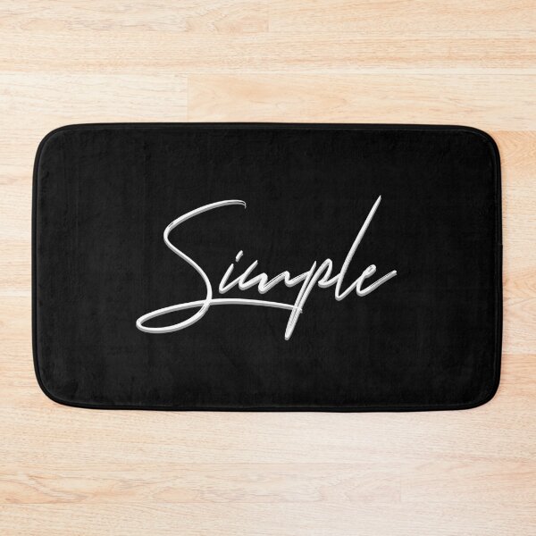 Item preview, Simple - White writing designed and sold by EdgyDesignForU.