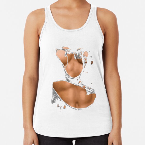 Abs Tank Tops Redbubble - buff ladies man 6 pack roblox