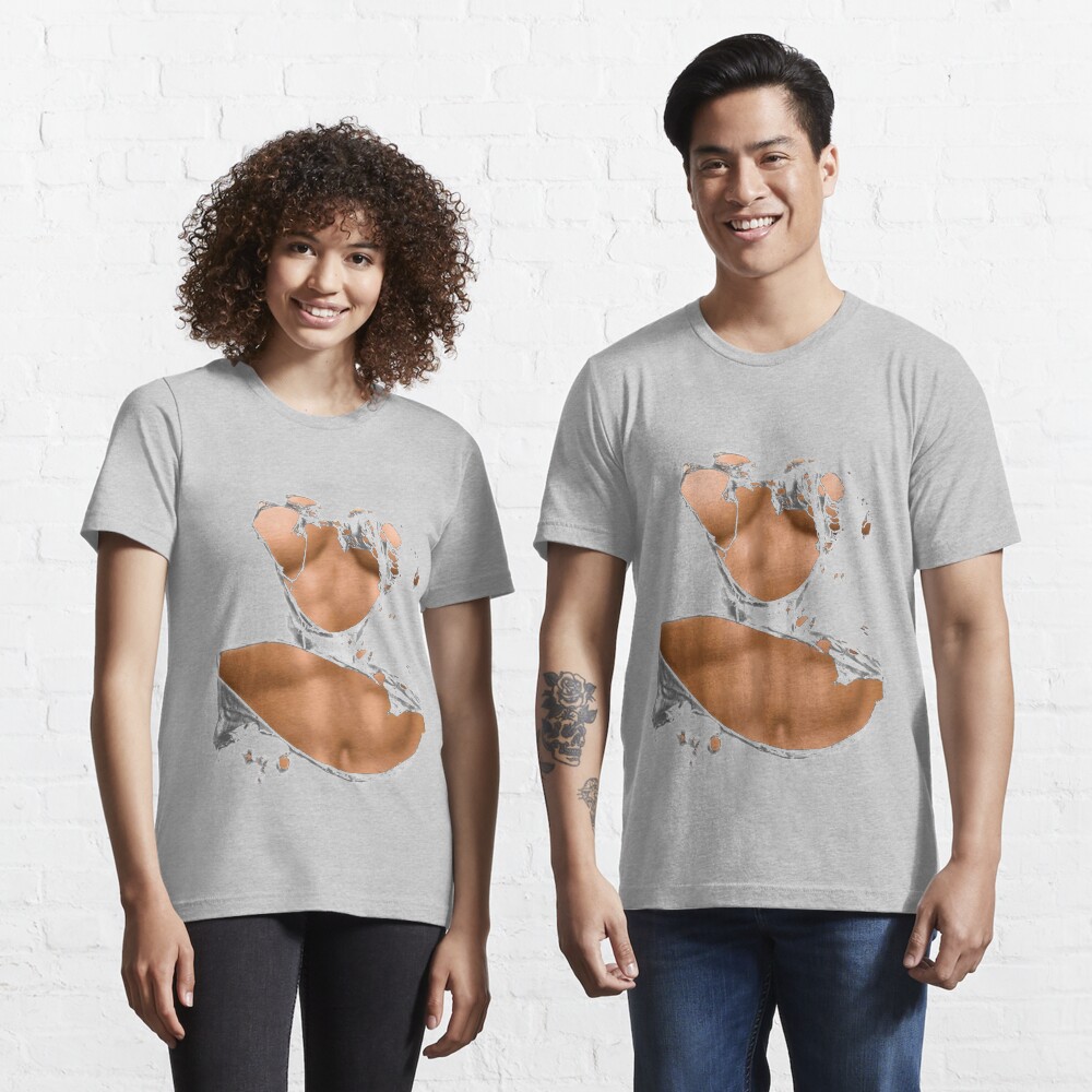 "Six Pack Abs Ripped" Tshirt for Sale by elmindo Redbubble muscle
