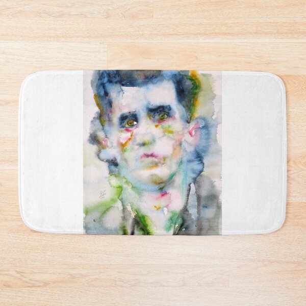 Item preview, LUDWIG WITTGENSTEIN - watercolor portrait designed and sold by lautir.