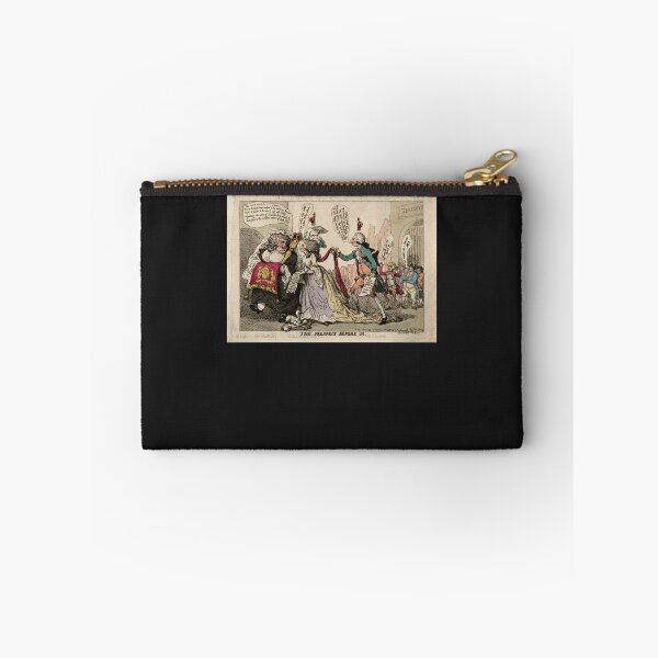 Item preview, Fiancé Funny Cartoon  The Prospect Before Us  1788 Vintage Cartoon Art Print designed and sold by KainOdeh.