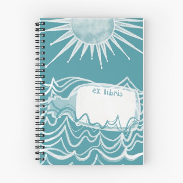 Item preview, Message in a Bottle Bookplate designed and sold by Christine Philbrick.