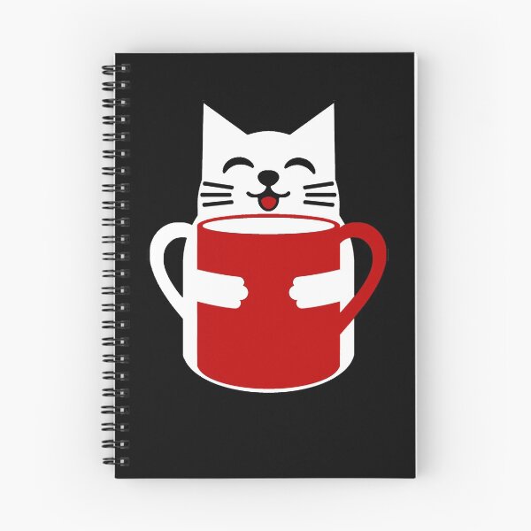 Item preview, Cute Cat with Mug of Coffee designed and sold by Ricisme.