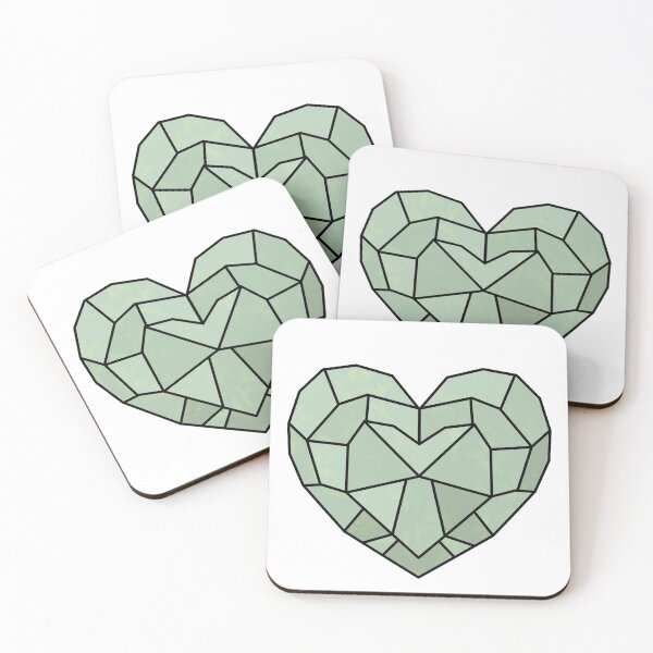 Item preview, Stained Glass Green Heart designed and sold by Sparkles22.
