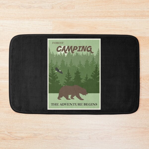 Item preview, Forest Camping  bear ! vintage designed and sold by KainOdeh.