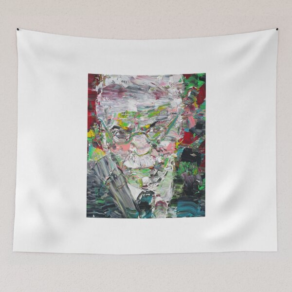 Item preview, CARL JUNG  oil and acrylic portrait designed and sold by lautir.