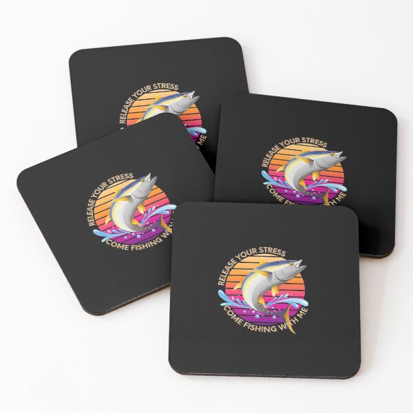 Item preview, Release Your Stress Come Fishing With Me - Funny Fishing Quotes designed and sold by Calakan.