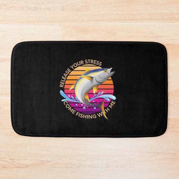 Item preview, Release Your Stress Come Fishing With Me - Funny Fishing Quotes designed and sold by Calakan.