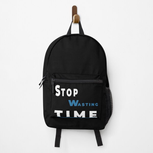 Item preview, stop wasting time motivational designed and sold by twobillion.