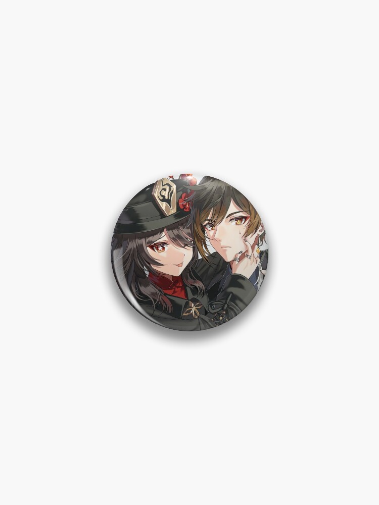 Genshin Impact Characters Badge,Genshin Impact Pins, Hu Tao Button Pins For  Backpacks Clothes Caps