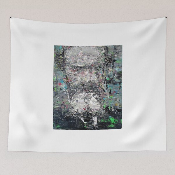 Item preview, WILLIAM JAMES oil and acrylic portrait designed and sold by lautir.