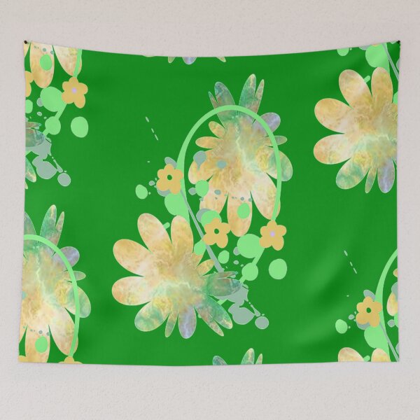 Item preview,  Modern Feminine Floral Pattern Design, nr 5 Graphic Psychedelic Abstract Art, Inspired by Nature-floral abstract art, Graphic Psychedelic Abstract Art, Inspired by Nature-floral abstract art designed and sold by Adri Barnard.