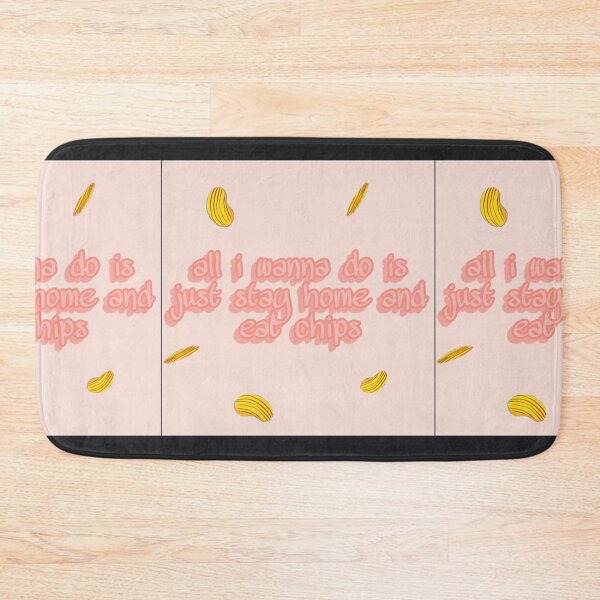 Item preview, All i wanna do is just stay home and eat chips - designed and sold by HendrixHoffm.