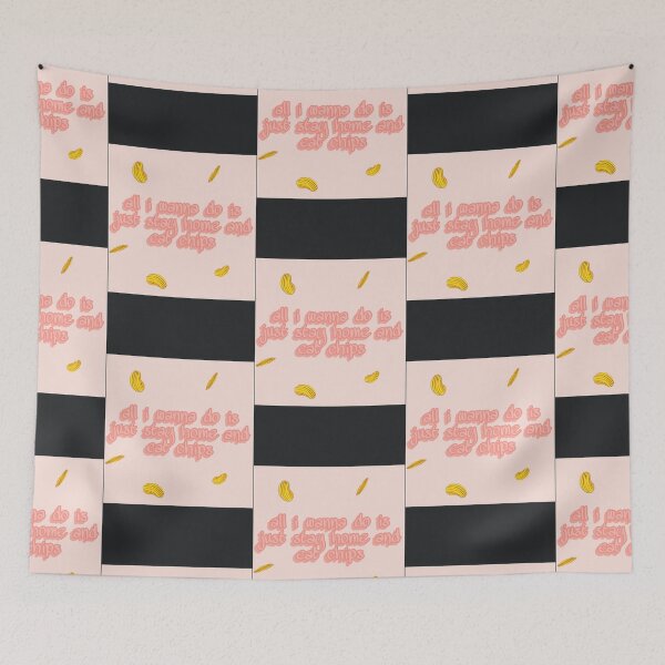 Item preview, All i wanna do is just stay home and eat chips - designed and sold by HendrixHoffm.
