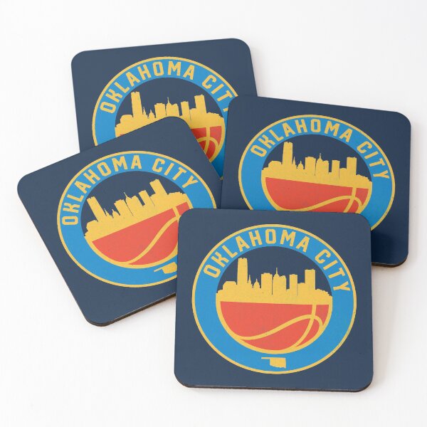 Item preview, Vintage Oklahoma City Cityscape Retro Basketball designed and sold by toutwearapparel.