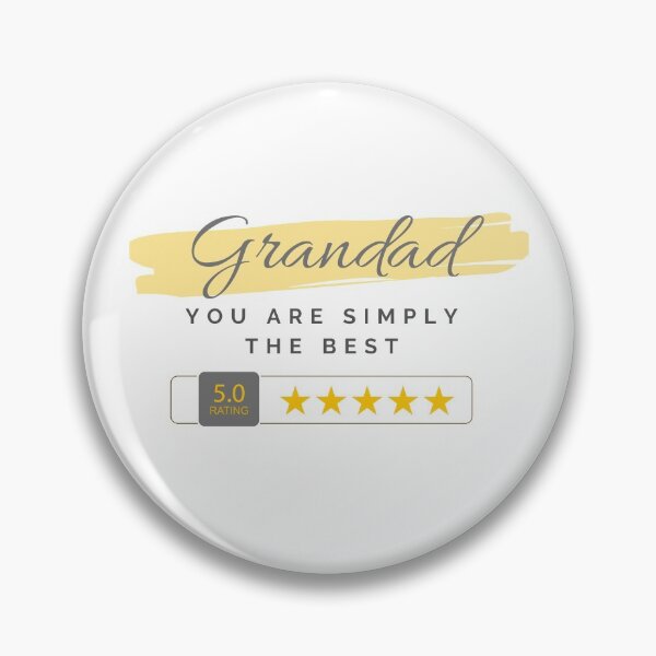 Item preview, Grandad You Are Simply The Best 5 Star Rating  designed and sold by Maria de Sousa Osorio.